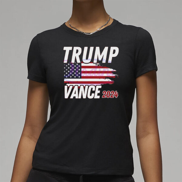 Donald Trump Vance 2024 Flag Maga Shirt3