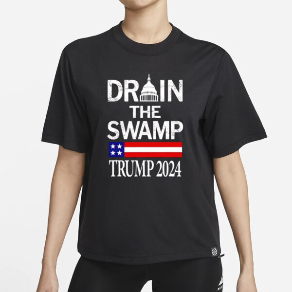 Drain the swamp Trump 2024 T-shirt1