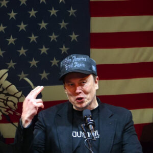 Unleash Your Dark Gothic Patriotism: The MAGA Cap for the Night 8 ELON MUSK- Dark Gothic MAGA cap usa