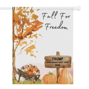 Fall Garden Flag, Trump Flag, Trump Supporter, Fall Tree Garden Flag, Fall Yard Decor, Trump Yard Decor, Fall For Freedom Flag, MAGA Flag 5 Fall Garden Flag, Trump Flag, Trump Supporter, Fall Tree Garden Flag, Fall Yard Decor, Trump Yard Decor, Fall For Freedom Flag, MAGA Flag1
