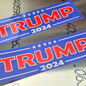 Full size Trump bumper sticker - Free shipping! - IT'S HUGE! - Trump 2024 3 Full size Trump bumper sticker - Free shipping! - IT'S HUGE! - Trump 20241