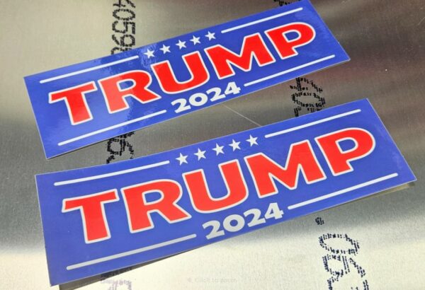 Full size Trump bumper sticker - Free shipping! - IT'S HUGE! - Trump 20241