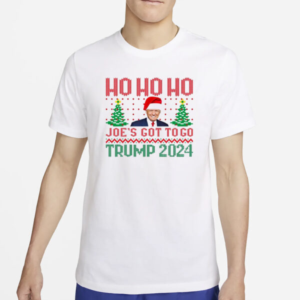 Funny Trump 2024 Christmas Shirt,Sarcastic Trump Xmas Shirt,Anti-Biden T-Shirt