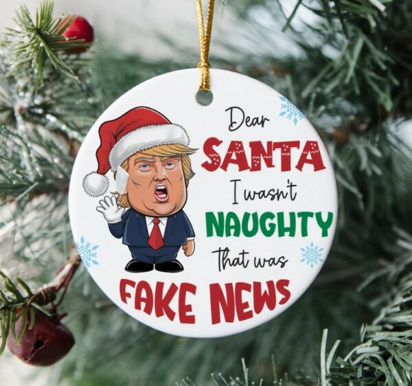 Funny Trump Christmas Ornament, Donald Trump Xmas Keepsake, Political Trends, Christmas Tree Ornament, Fight For America, Gift For Her Him1