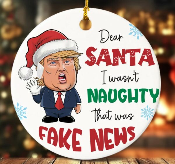 Funny Trump Christmas Ornament, Donald Trump Xmas Keepsake, Political Trends, Christmas Tree Ornament, Fight For America, Gift For Her Him2