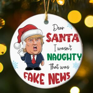 Trump Christmas Ornament: Festive Keepsake for Political Enthusiasts 7 Funny Trump Christmas Ornament, Donald Trump Xmas Keepsake, Political Trends, Christmas Tree Ornament, Fight For America, Gift For Her Him3