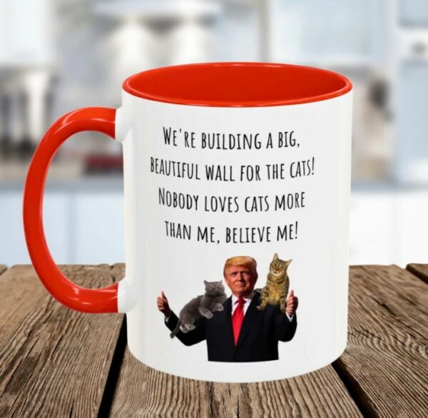 Funny Trump Coffee Mug with Cats MAGA Trump Gift Take America Back Conservative Mug (11, 15oz)1