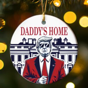Trump Daddy Ornament: Hilarious Political Gift for Election 2024 5 Funny Trump Daddy Ornament, Political Trends, Trump 2024 Gifts, Election 2024 Ornament, Funny Trump Ornament, Holiday Ornament1