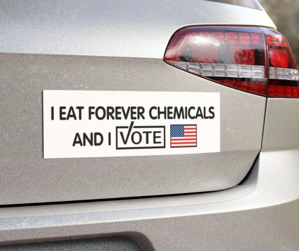 Funny election magnet vote Trump 2024 Kamala election magnet for car funny halloween skeleton magnet PFAS forever chemicals political vote