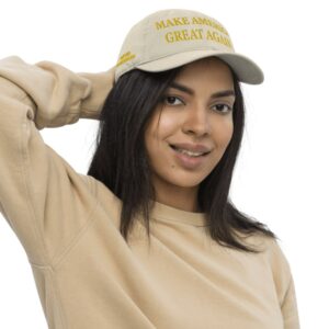 Show Your Patriotism with the Exclusive GOLD MAGA Hat Cap 12 GOLD MAGA Hat Cap USA