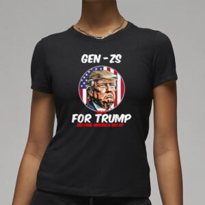 Gen Zs for Trump: Keep America Great 2024 T-Shirts 7 Gen Zs For Trump Keeping America Great President 2024 T-Shirts3