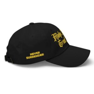 MAGA Hat: Gold Dark Gothic Edition 7 Gold Dark Gothic MAGA Hat