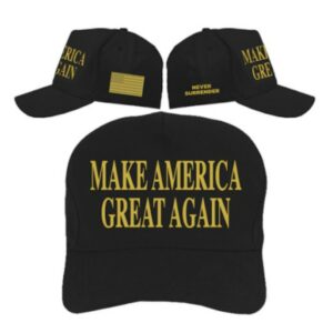 MAGA Hat: Show Your Support in Style with Our Gold Dark Design 8 Gold Dark MAGA Hat