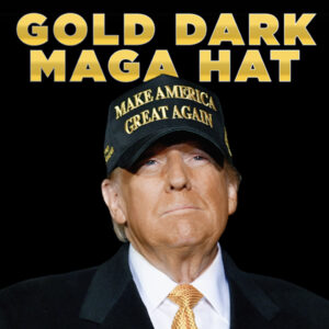 MAGA Hat: Show Your Support in Style with Our Gold Dark Design 10 Gold Dark MAGA Hats