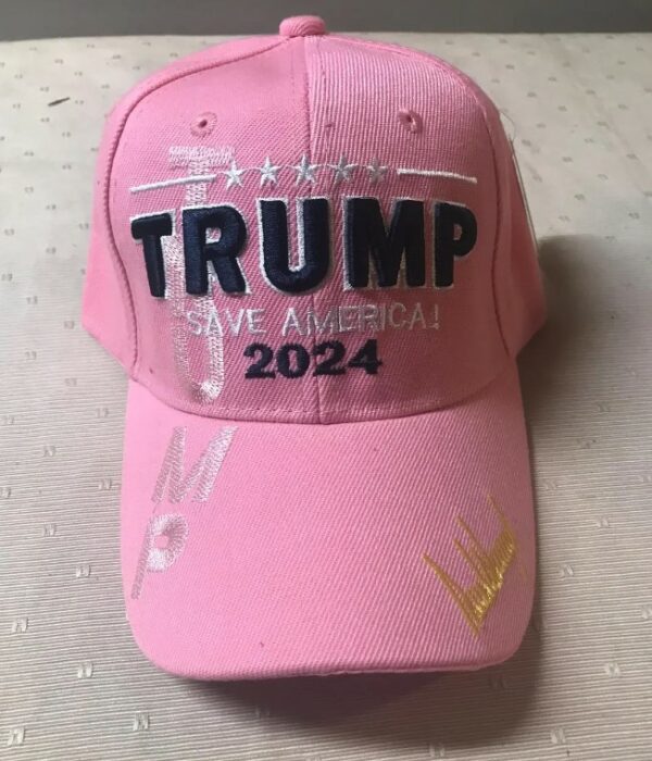 High Quality Trump Pink Save America Hat, American Patriot Hat, Donald J Trump 2024, 45th President, 47th President, MAGA Hat, Trump 2024