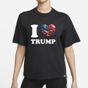 Show Your Support: I Love Trump 2024, Second Term Shirt 5 I Love Trump, Trump 2024 Shirt, Donald Trump For President, Second Term Shirt1