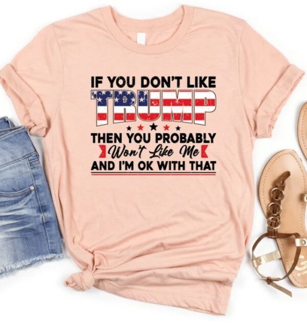 If You Don’t Like Trump Then You Probably Won’t Like Me T-Shirt,Trump Supports Shirt, Trump 2024 Shirt, Trump Shirt3