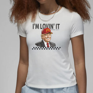 Im Lovin' It: Trendy Presidential Election Tee for Women, MAGA, Donald 2024, Funny McDonalds Shirt 7 Im Lovin It, Trump Graphic Tee, Womens Trendy Presidential Election Shirt, MAGA, Donald 2024, Funny McDonalds Shirt, Thug Life, Gift for Her3