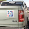In My Trump Era Car magnet, Elections 2024 car decal, Election 2024 bumper sticker, Trump bumper sticker, Trump car magnet