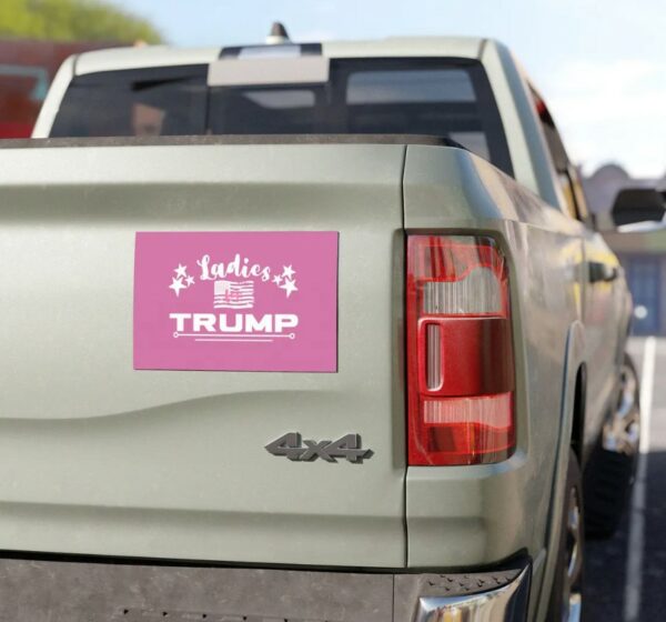 Ladies for Trump Car Magnet - New Trump 20242