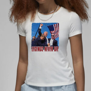 Trump Fight Shot Tank Top: Legends Never Die 7 Legends never die Trump shit, Trump Fight Shot Tank Top 3