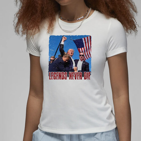 Legends never die Trump shit, Trump Fight Shot Tank Top 3