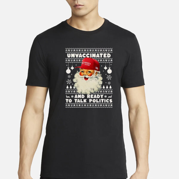 MAGA Santa sweater, Trump Christmas t shirts