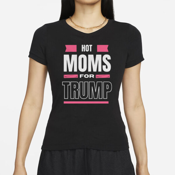 MAGA Women’s Tank Top, Hot Moms for Trump Apparel, Patriotic Republican Shirt