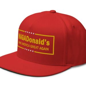 MAGADonald's BigMAGA Embroidery Trump Hat: The Ultimate Patriotic Statement 4 MAGADonald's BigMAGA embroidery Trump hat - RAF COLLECTION1