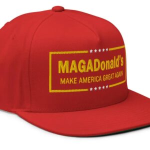 MAGADonald's BigMAGA Embroidery Trump Hat: The Ultimate Patriotic Statement 5 MAGADonald's BigMAGA embroidery Trump hat - RAF COLLECTION2