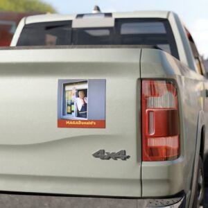 MAGADonald's Car Magnets: Show Your Patriotism and Support for the MAGA Movement 5 MAGADonald’s Car Magnets, Stickers