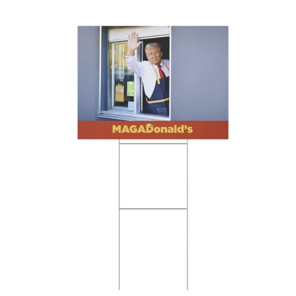 MAGADonald's Yard Sign US