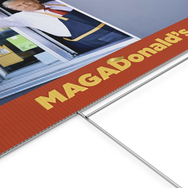 MAGADonald's Yard Sign USA