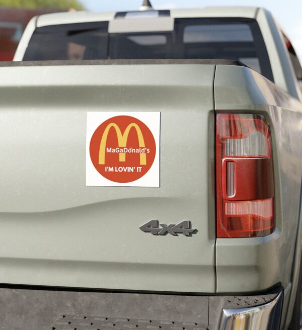 Magadonalds I’m Lovin’ It Car Magnet