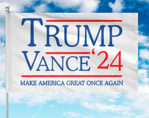 Make America Great Once Again Flag, Trump Vance Flag, Trump For President, Republican Flag, USA President Election 2024 Flag