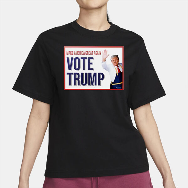 Make American great again Vote Trump McDonald’s shirt2