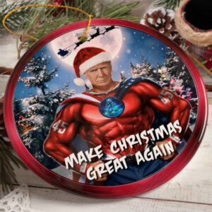 Make Christmas Great Again Donald Trump Ornament1