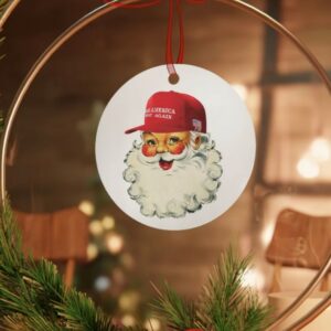 Make Christmas Great Again: MAGA Metal Christmas Ornaments for Trump Supporters 5 Make Christmas Great Again Metal Christmas Ornaments, MAGA Christmas Ornament, Trump Gifts, Pro Trump Ornament2