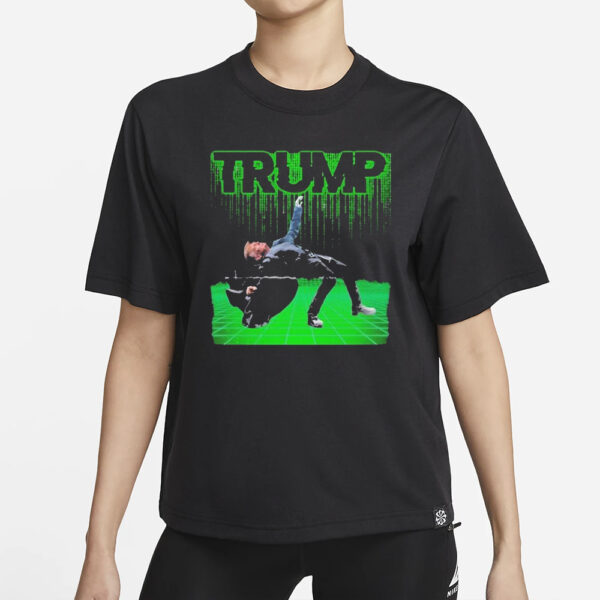 Matrix Donald Trump Shooting T-Shirts1