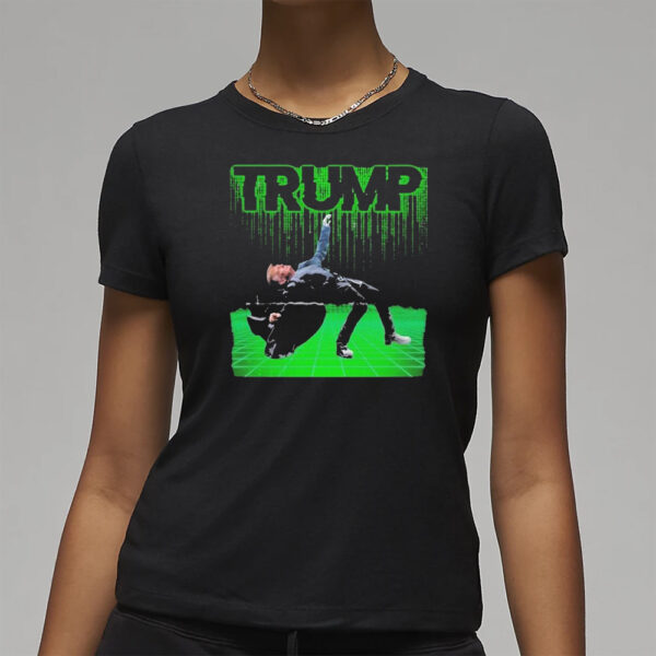 Matrix Donald Trump Shooting T-Shirts3