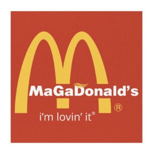 Show Your Patriotism with the Official McDonald's Trump Vance "I'm Lovin' It" Car Magnet 4 McDONALDs Trump vance i’m lovin’ it Car Magnet