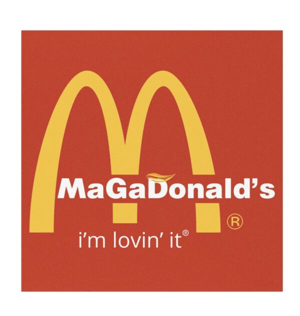 McDONALDs Trump vance i’m lovin’ it Car Magnet