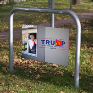 Show Your Patriotism with the Official McDonald's Trump Make America Great Again Yard Sign 5 McDonald’s Trump Make America Great Again Yard Sign USA