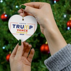 Celebrate the Holidays with the Exclusive McDonald's Trump Vance Christmas Ornament 6 McDonald’s Trump vance Christmas Ornament US