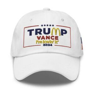 Show Your Patriotism with the Exclusive McDonald's Trump Vance I'm Lovin' It Hat 7 McDonald’s Trump vance I’m Lovin’ It Hats