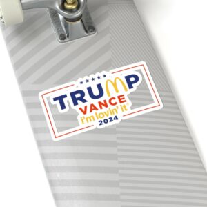 Show Your Support: McDonald's Trump Vance Stickers 7 McDonald’s Trump vance Stickers