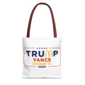 Show Your Support with the Exclusive McDonald's Trump Vance Tote Bag 4 McDonald’s Trump vance Tote Bag