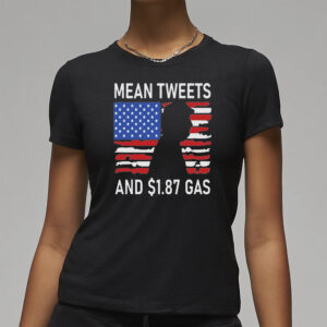 Mean Tweets and 1.87 Gas: The Ultimate Political Statement T-Shirt 7 Mean Tweets and 1.87 Gas Tshirt, I Will Fight Trump, I Stand With Trump, Make America Great Again, Donald Trump3