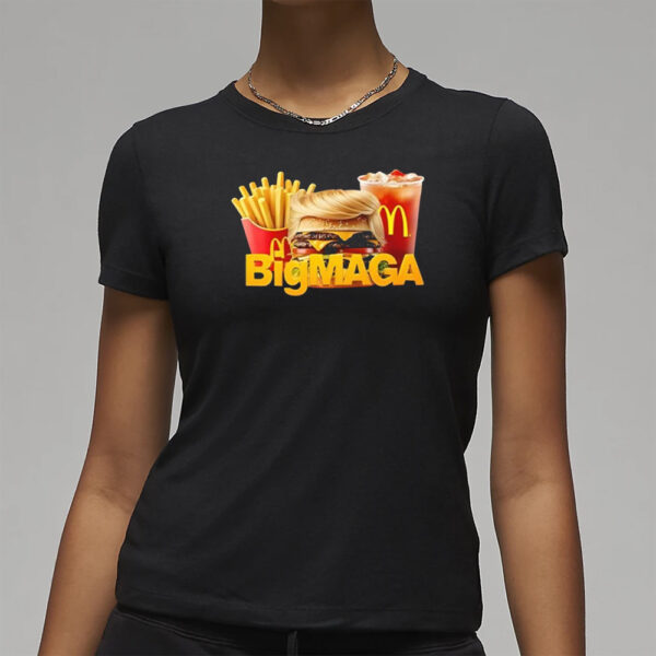 Official Trump McDonald’s BigMAGA Shirt3