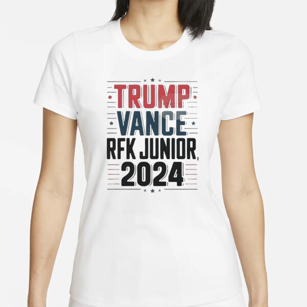 Official Trump Vance Robert F Kennedy Jr Junior 2024 Vintage t-shirt1